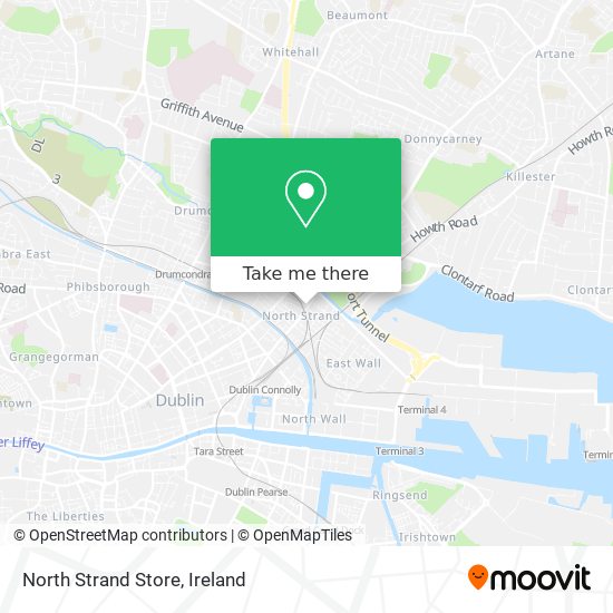 North Strand Store map