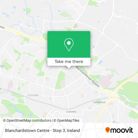 Blanchardstown Centre - Stop 3 map