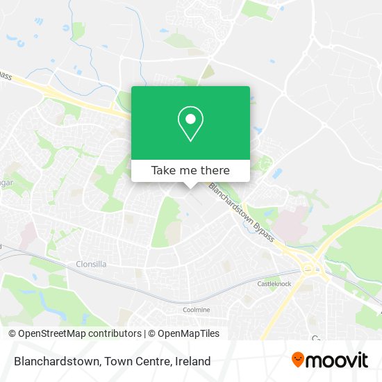 Blanchardstown, Town Centre map