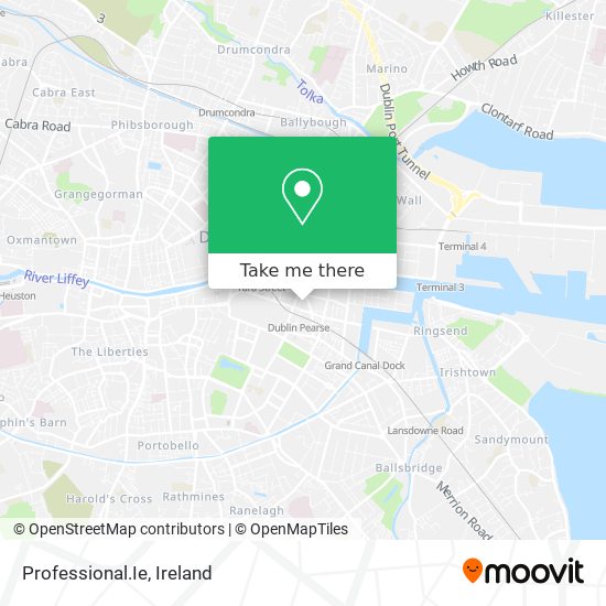 Professional.Ie map