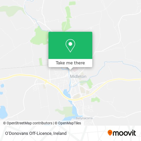 O'Donovans Off-Licence map