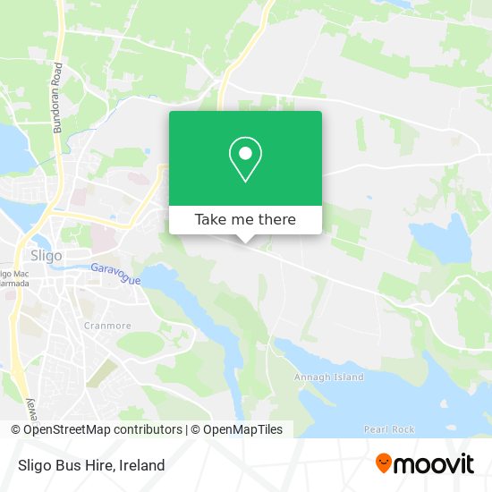 Sligo Bus Hire map