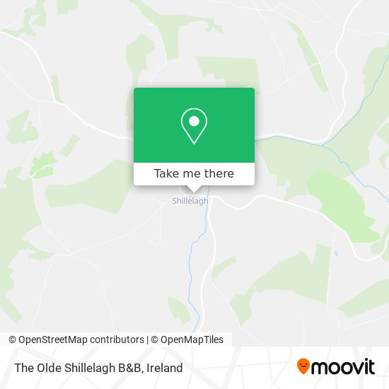 The Olde Shillelagh B&B map