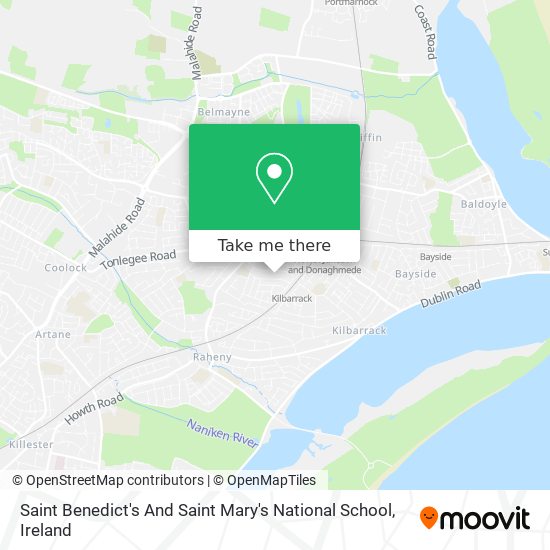 Saint Benedict's And Saint Mary's National School map