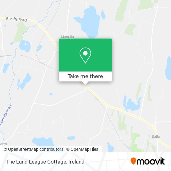 The Land League Cottage map