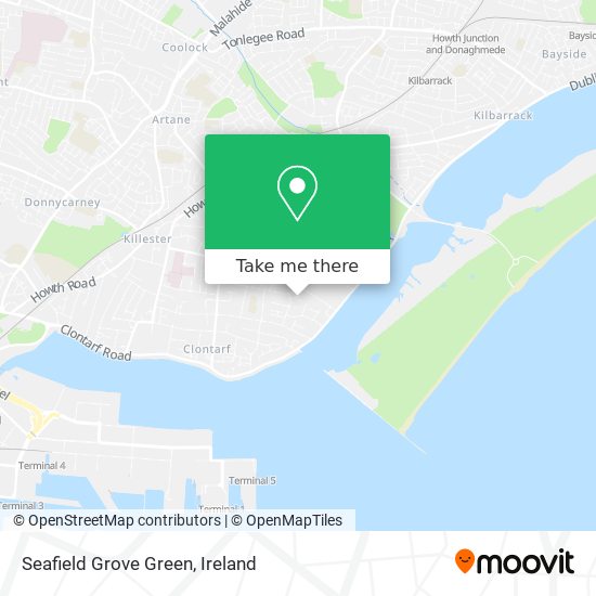 Seafield Grove Green map
