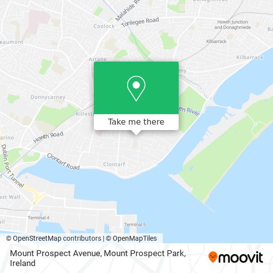 Mount Prospect Avenue, Mount Prospect Park map