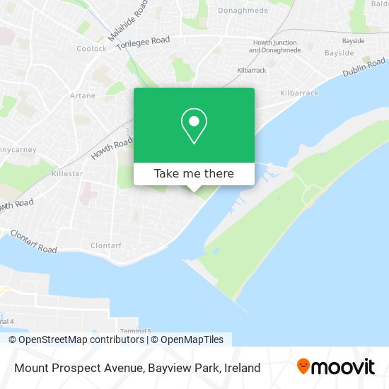 Mount Prospect Avenue, Bayview Park map