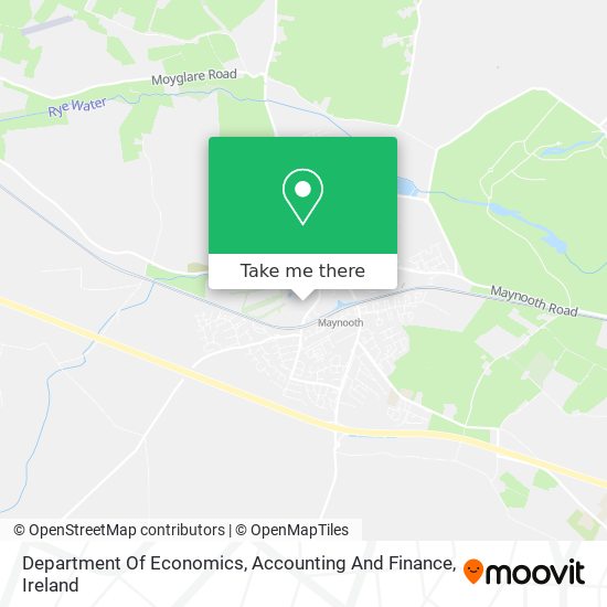 Department Of Economics, Accounting And Finance map