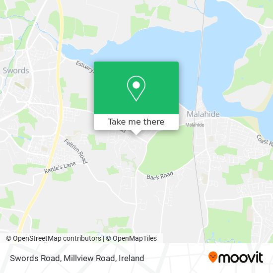 Swords Road, Millview Road map