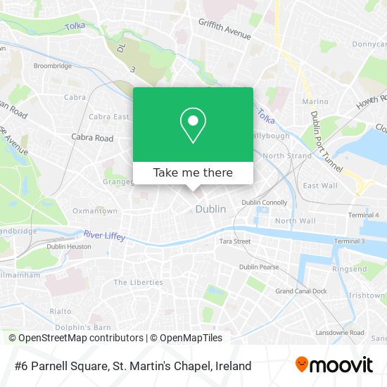 #6 Parnell Square, St. Martin's Chapel map
