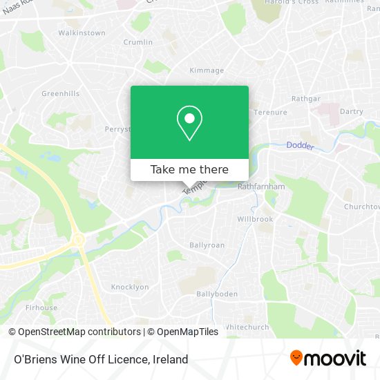 O'Briens Wine Off Licence map