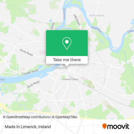 Made In Limerick map