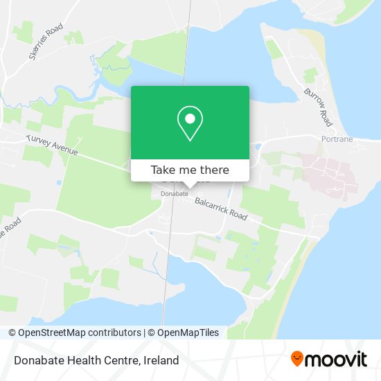 Donabate Health Centre map