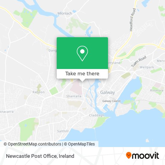 Newcastle Post Office map
