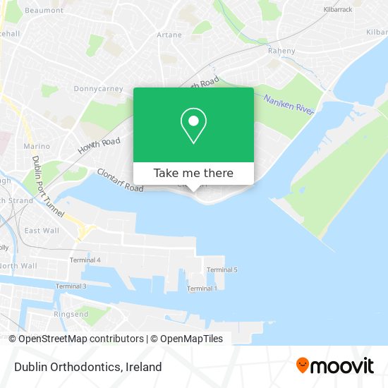 Dublin Orthodontics map