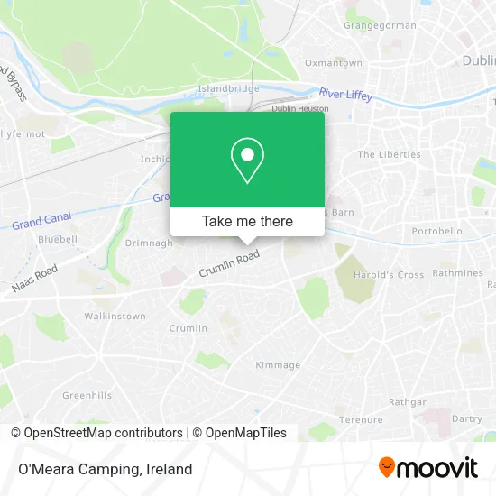 O'Meara Camping map