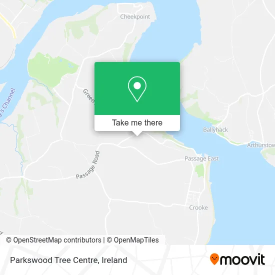 Parkswood Tree Centre map