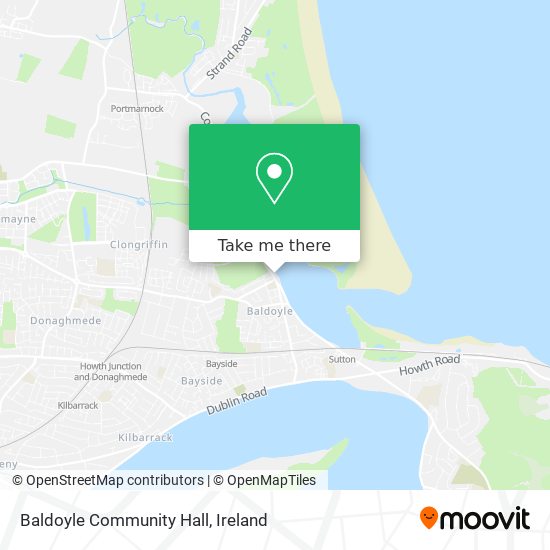 Baldoyle Community Hall map