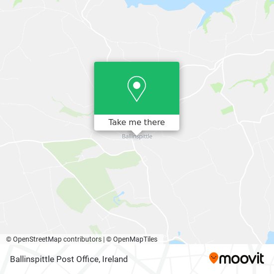 Ballinspittle Post Office map