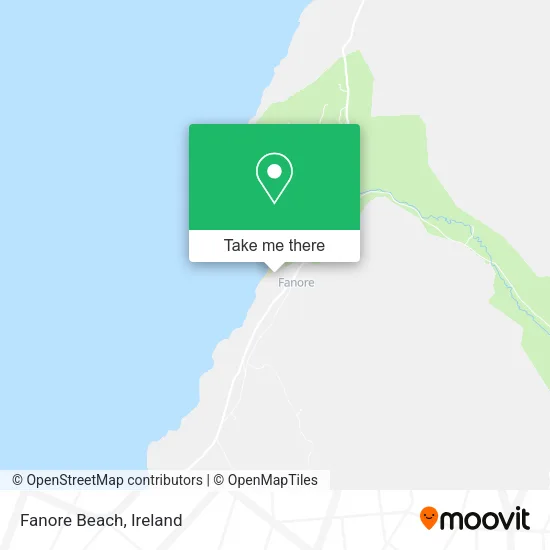 Fanore Beach map