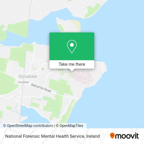 National Forensic Mental Health Service map