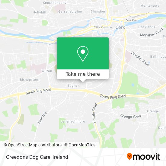 Creedons Dog Care map