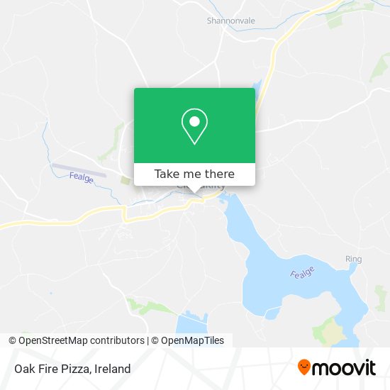 Oak Fire Pizza map