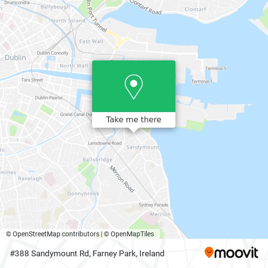 #388 Sandymount Rd, Farney Park map