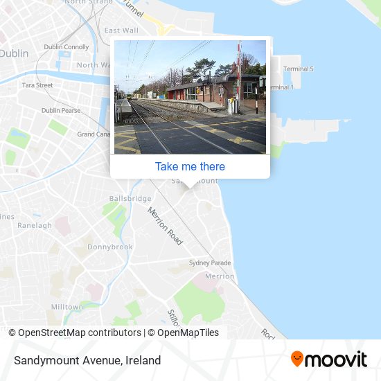 Sandymount Avenue map