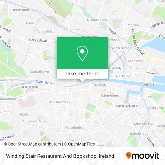 Winding Stair Restaurant And Bookshop map