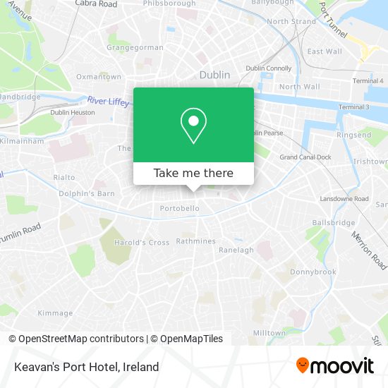 Keavan's Port Hotel map