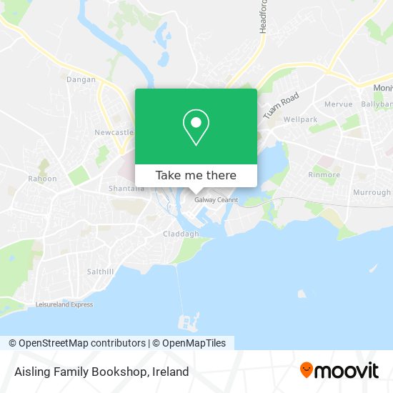 Aisling Family Bookshop map