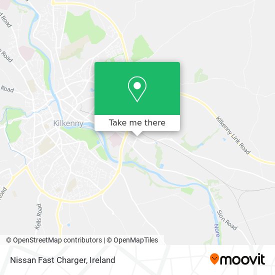 Nissan Fast Charger map