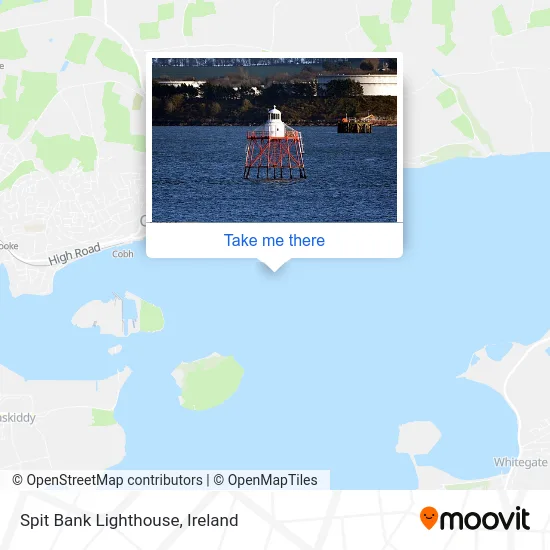 Spit Bank Lighthouse map