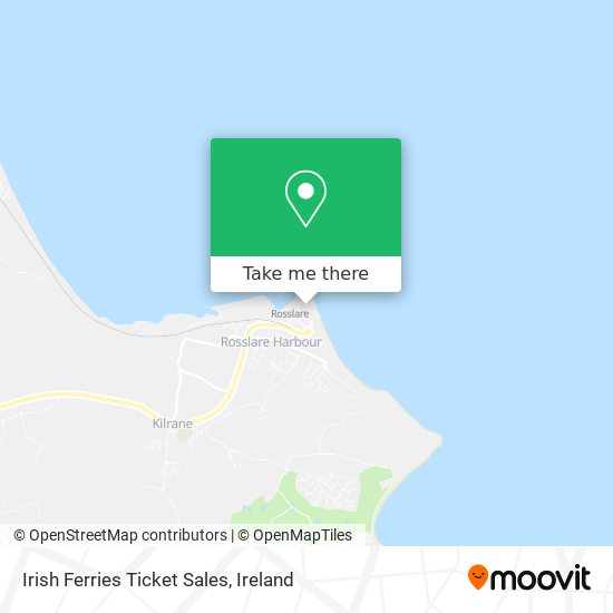 Irish Ferries Ticket Sales map