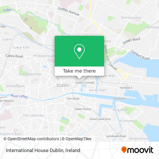 International House Dublin map