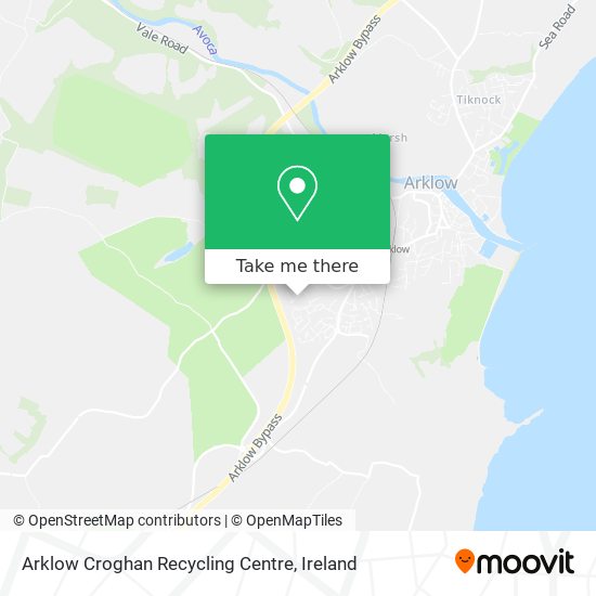 Arklow Croghan Recycling Centre map