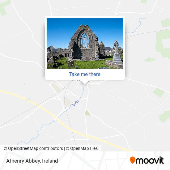 Athenry Abbey plan