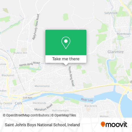 Saint John's Boys National School map