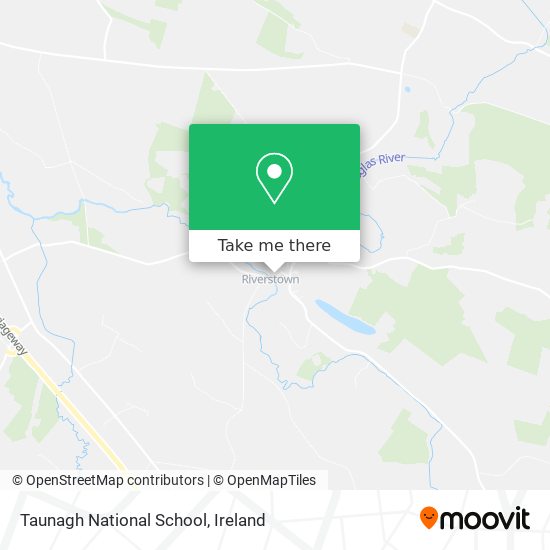 Taunagh National School map