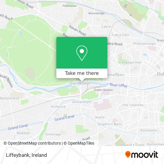 Liffeybank map