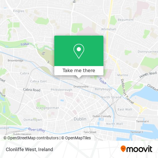 Clonliffe West map