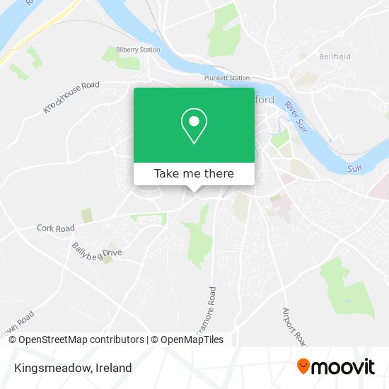 Kingsmeadow map