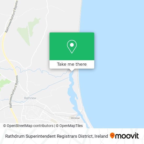 Rathdrum Superintendent Registrars District map