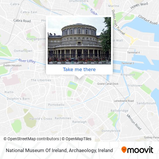 National Museum Of Ireland, Archaeology map