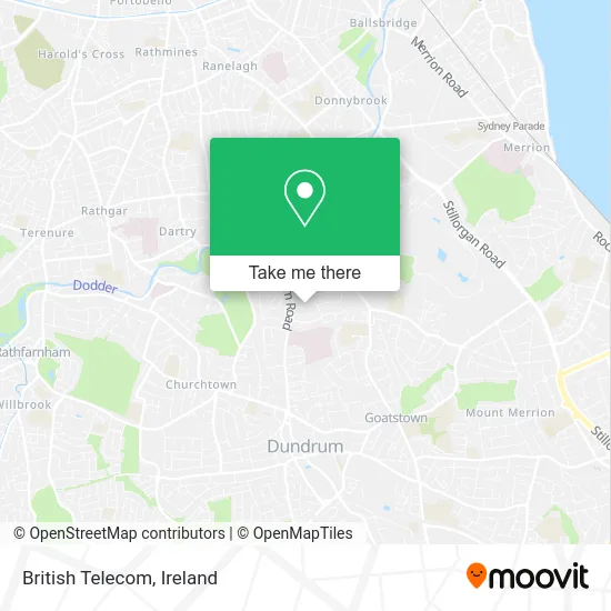 British Telecom map