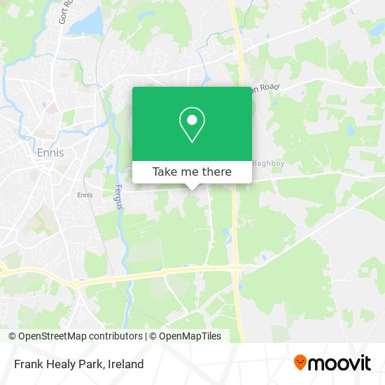 Frank Healy Park map