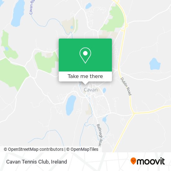 Cavan Tennis Club map