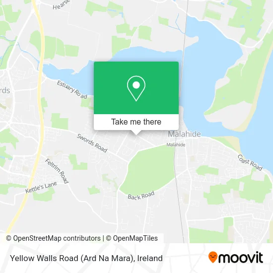 Yellow Walls Road (Ard Na Mara) map